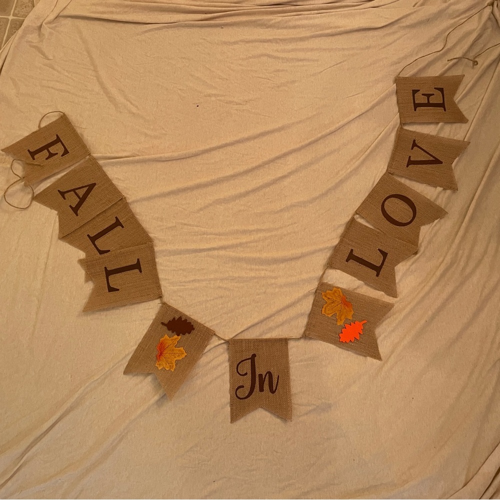 Fall in love banner